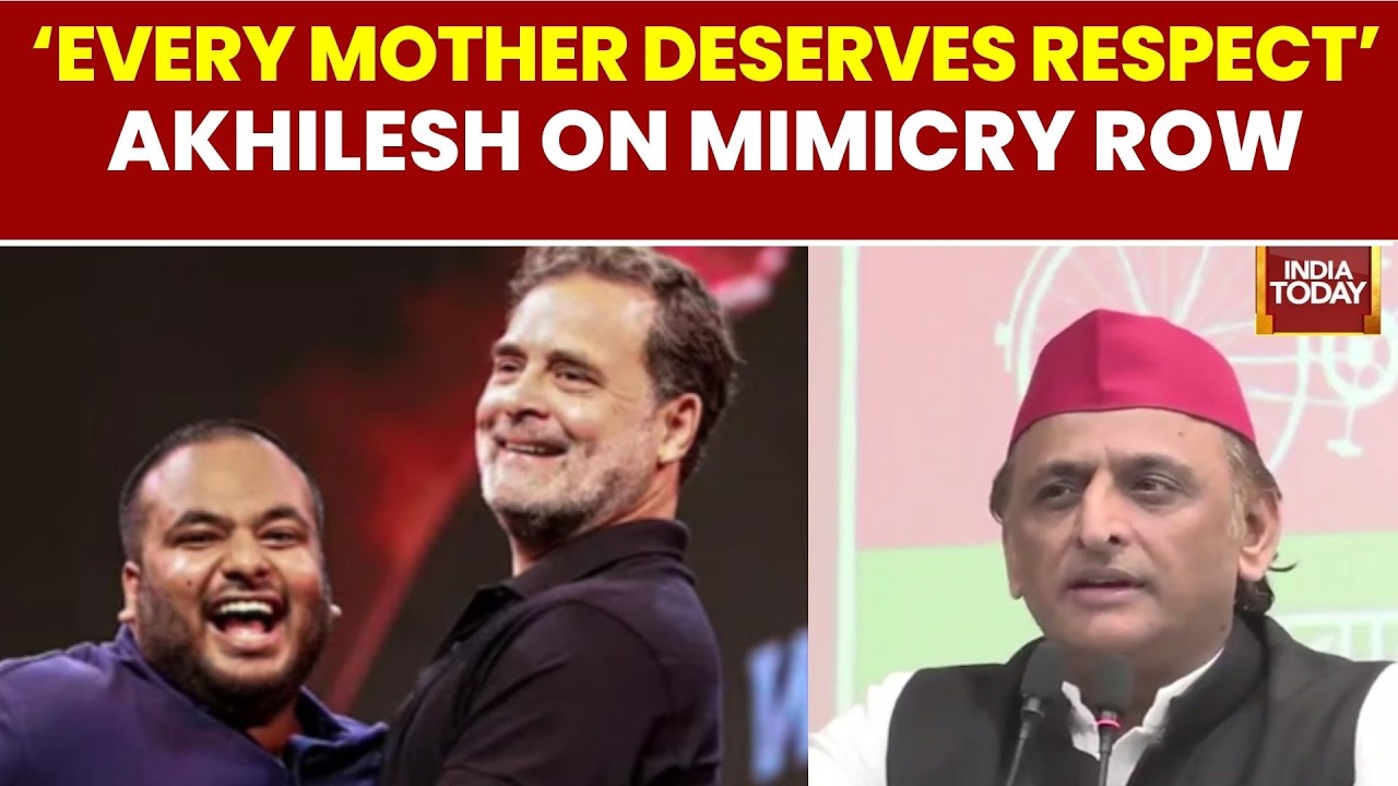 'Every Mother Deserves Equal Respect': SP Chief Akhilesh Yadav On Sanatan And Mimicry Row | PM Modi
