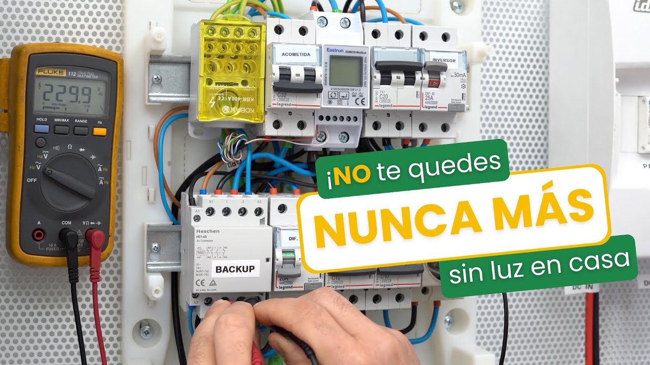 🔋⚡Cómo Instalar un Backup en una Instalación Fotovoltaica
