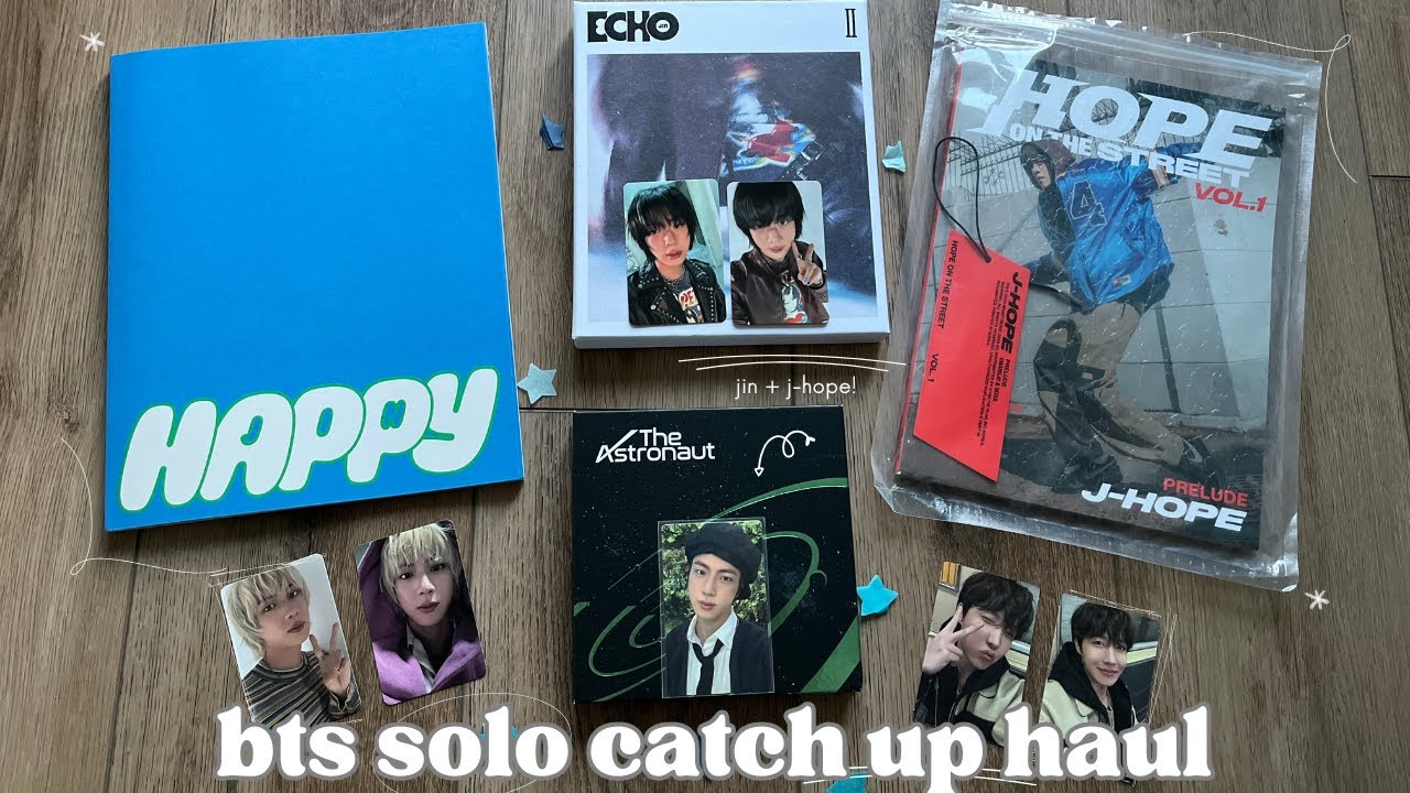 bts solo album catch up haul !! (jin + j-hope) ˖ ࣪⭑ 