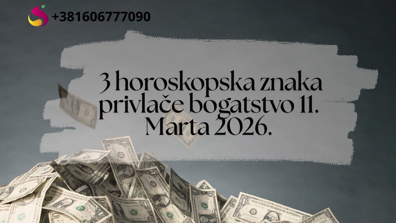 3 horoskopska znaka privlače bogatstvo 11. Marta 2026. - Astrolog Suzana Apostolov