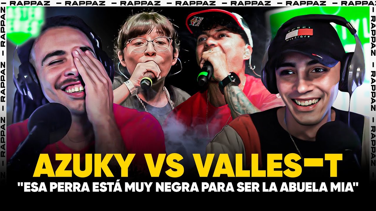 💥LA BARRA MAS TRANQUILA DE LA NOCHE🤡- Reacción a VALLES T vs AZUKY - FMS México 🔥🤣