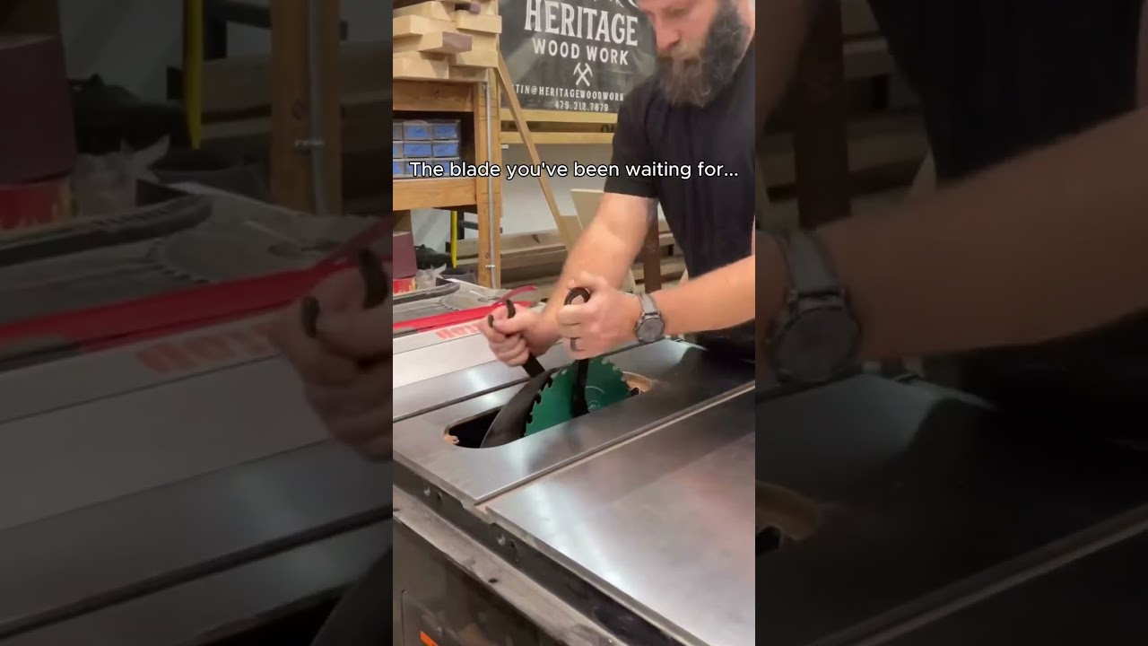 Best Saw Blades for Custom Furniture Making | Grizzly Industrial Pro | Heritage Woodwork USA