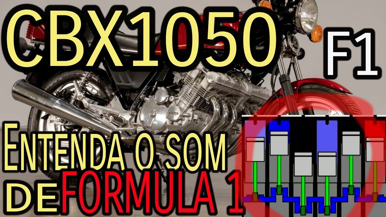 CBX1050 6 Cilindros - Como funciona? Por que o som de Formula 1? Entenda seu motor! (cbx1000/ 1050)