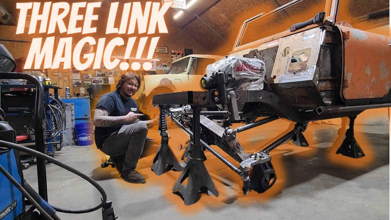 Building a THREE LINK SUSPENSION ( ULTIMATE  800 rockcrawler part 8)