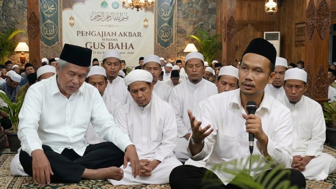 FULL GOJLOK! Gus Baha Tantang Fiqih KH Marzuki Mustamar Haul Mbah Hamid di Hadapan Para Habaib