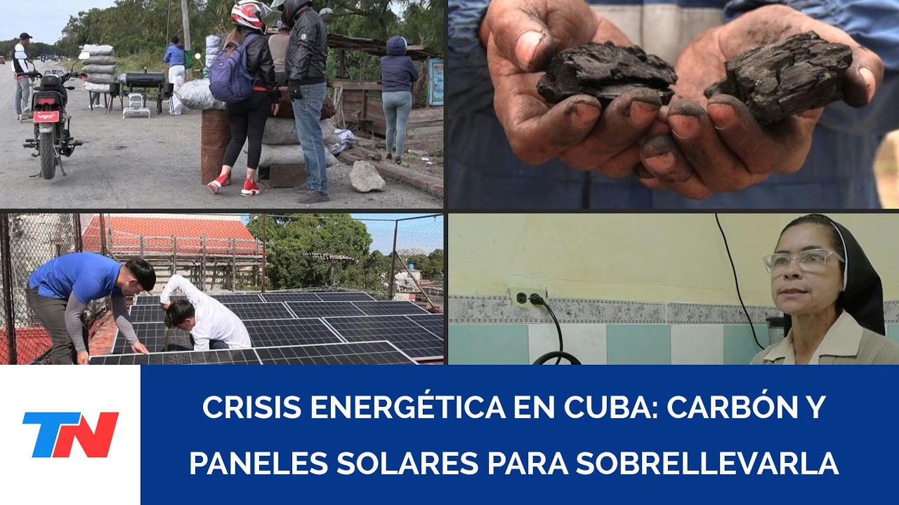 CUBA: carbón y paneles solares para sobrellevar la crisis energética