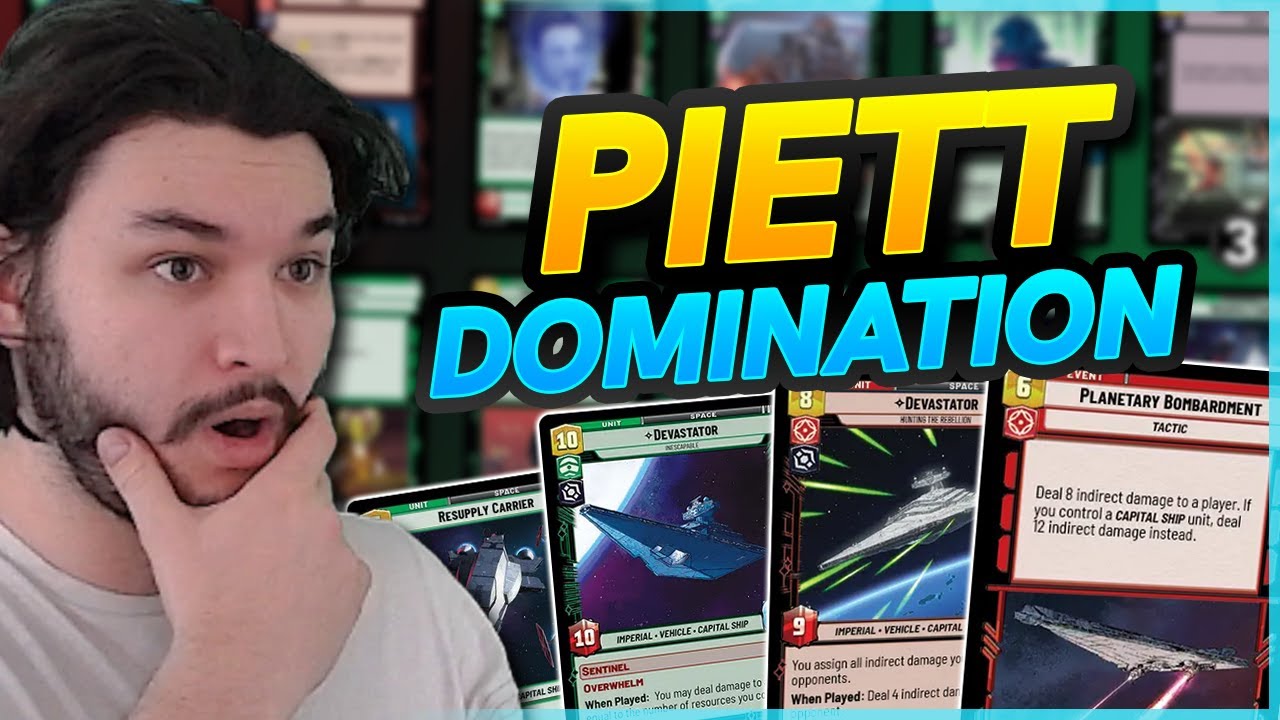 SLAMMING CAPITAL SHIPS With Piett! | Star Wars Unlimited