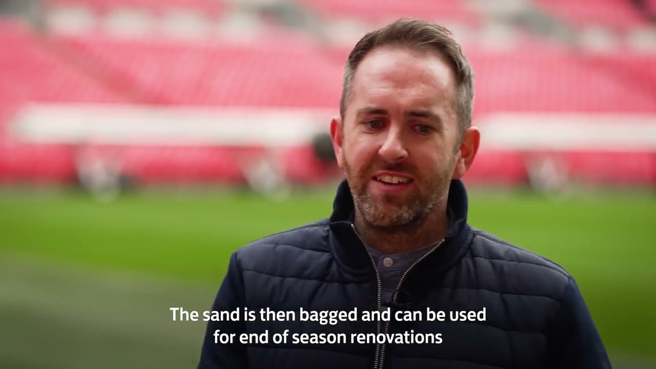 Wembley Stadium Creates Recyclable Pitch Process