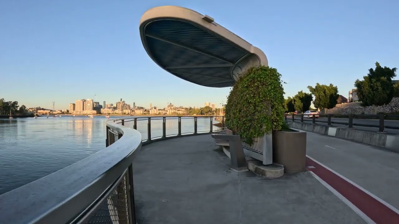 Walking the Lores Bonney Riverwalk – Hamilton Brisbane | Relaxing Riverside Walk