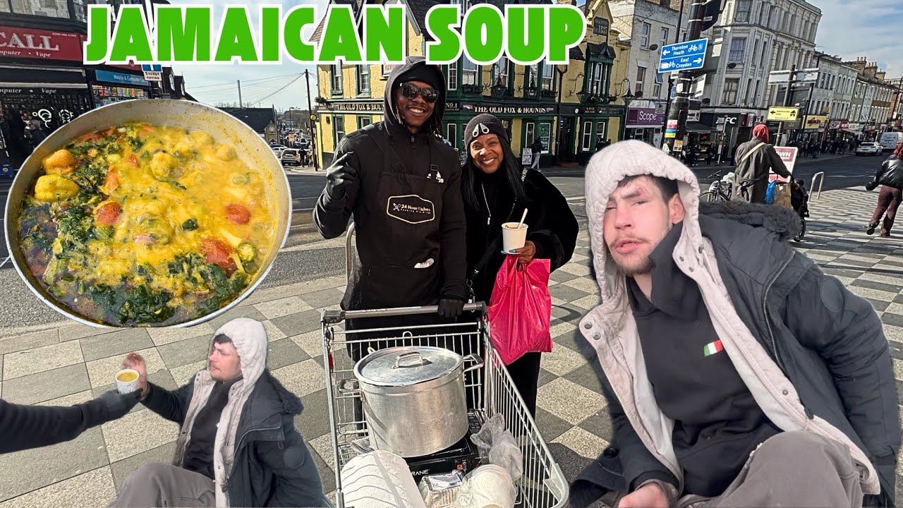 CROYDON SHOCKING HOMELESS COMMUNITY! How They Live Feeding Them Jamaican Soup
