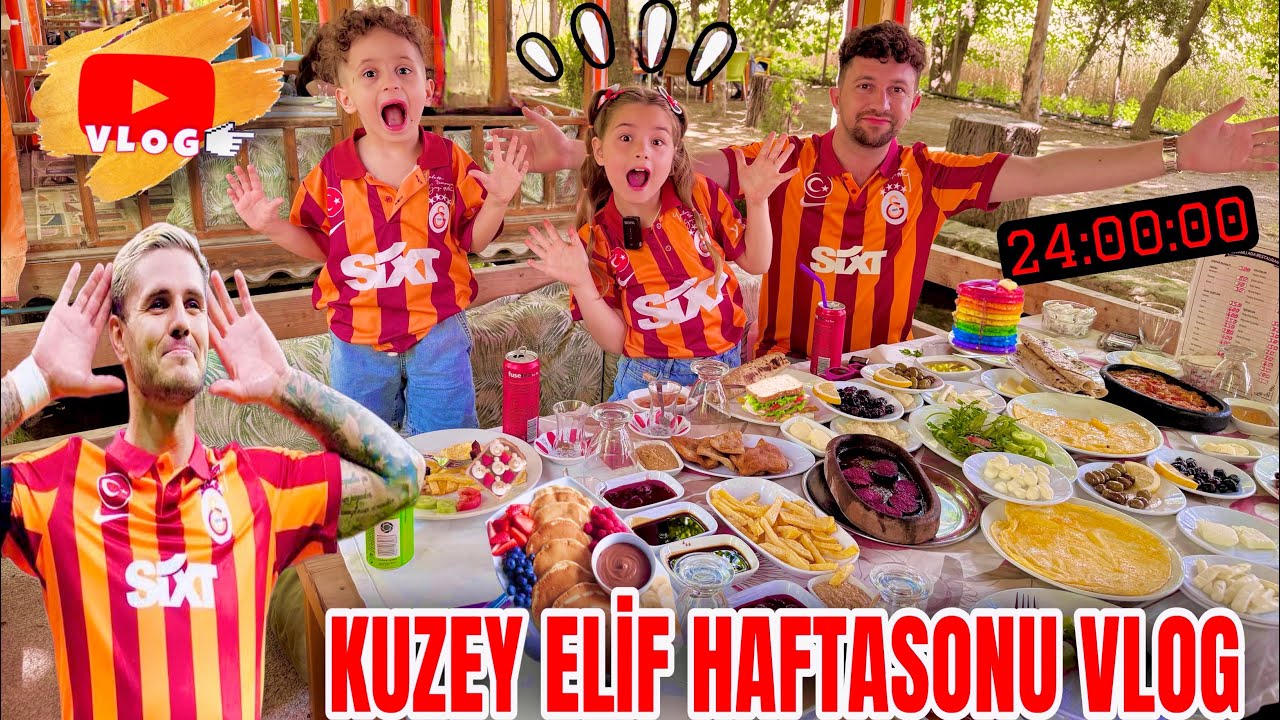 KUZEY ELİF HAFTASONU 24 SAAT VLOG !! 1 GÜNLÜK VLOG !! NELER YAPTIK ?? دي دي ميدو - لولو | قناة وناسة
