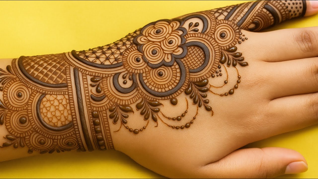 New Stylish Mehndi 2025 | Beautiful & Easy Mehndi Design For Hand | Front Hand Mehndi Design | Henna