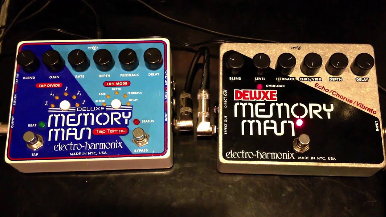 Deluxe Memory Man XO vs Deluxe Memory Man Tap Tempo