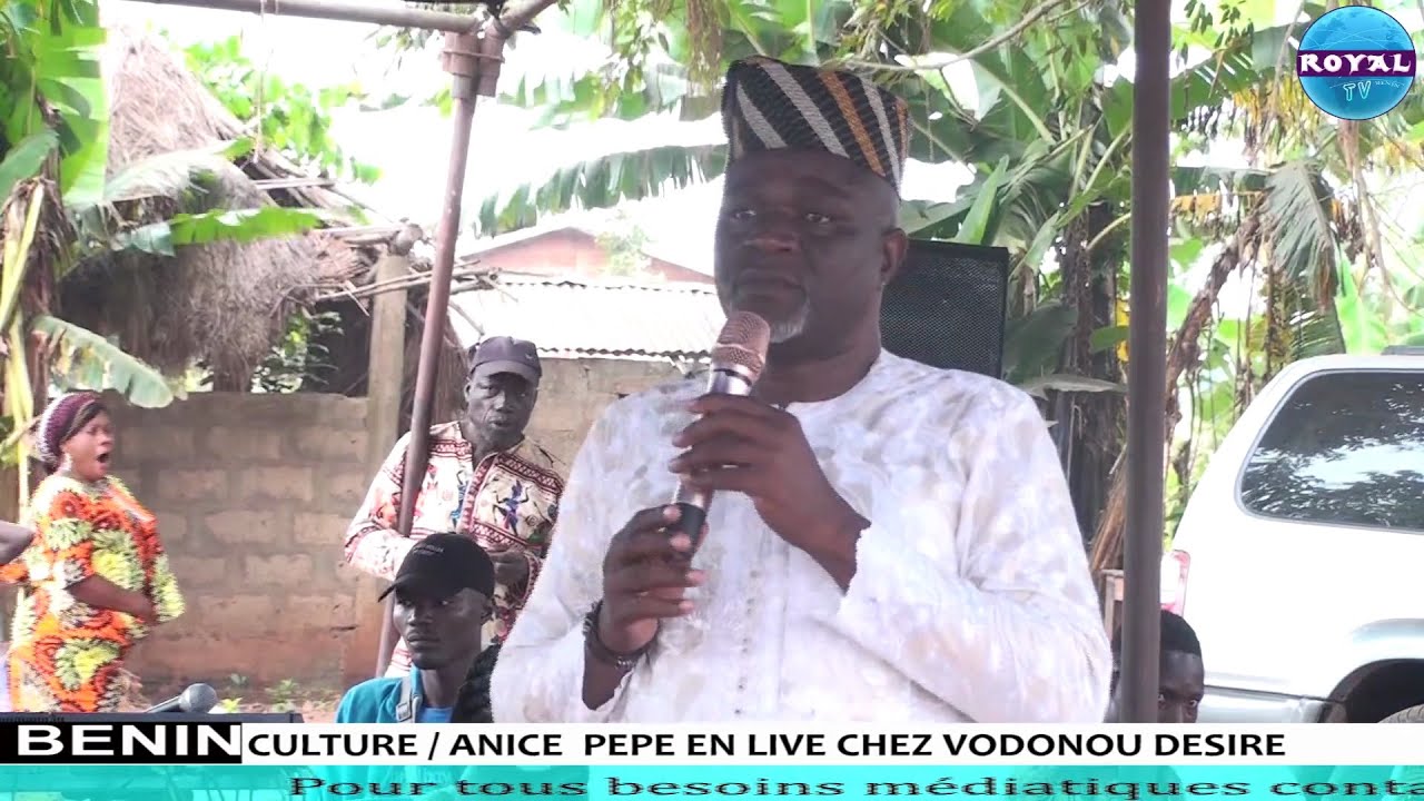 CULTURE  ANICE  PEPE EN LIVE CHEZ VODONOU Désiré