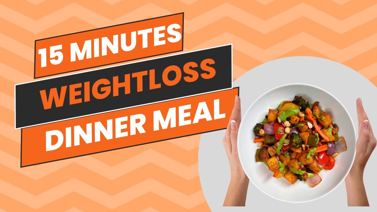 Healthy Dinner Recipe for Weightloss | AirFryer Roasted Tofu & Veggies | High Protein Salad Dressing