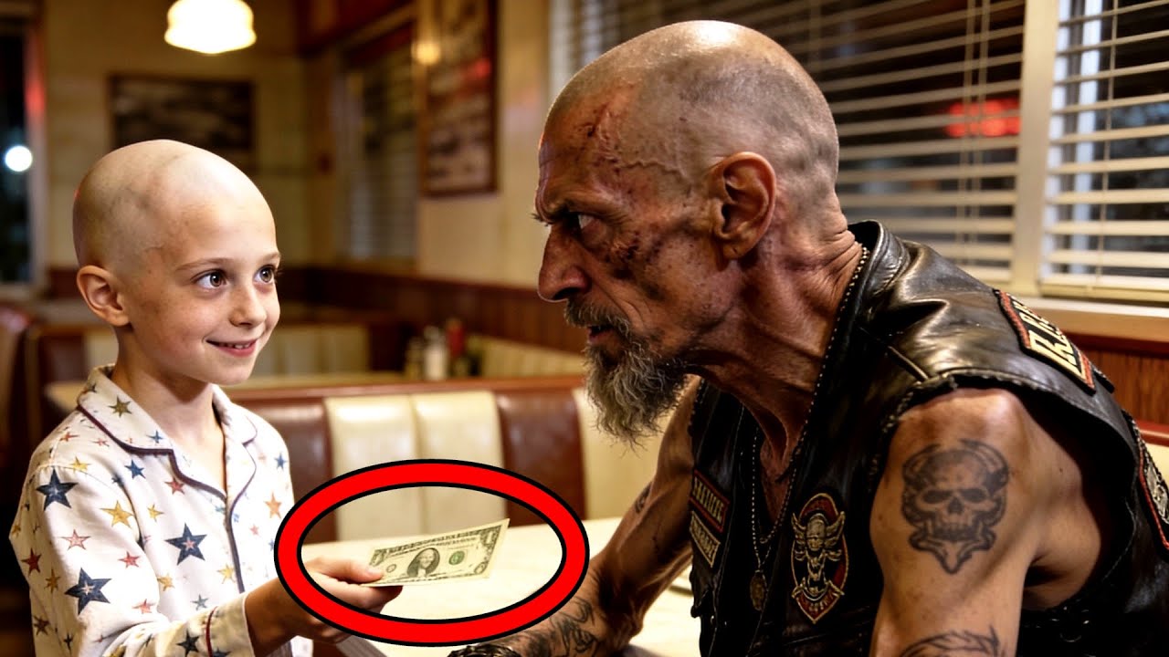 Little Girl Bought Hells Angel A Coffee With Her Last Dollar — What He Did Changed Her Life