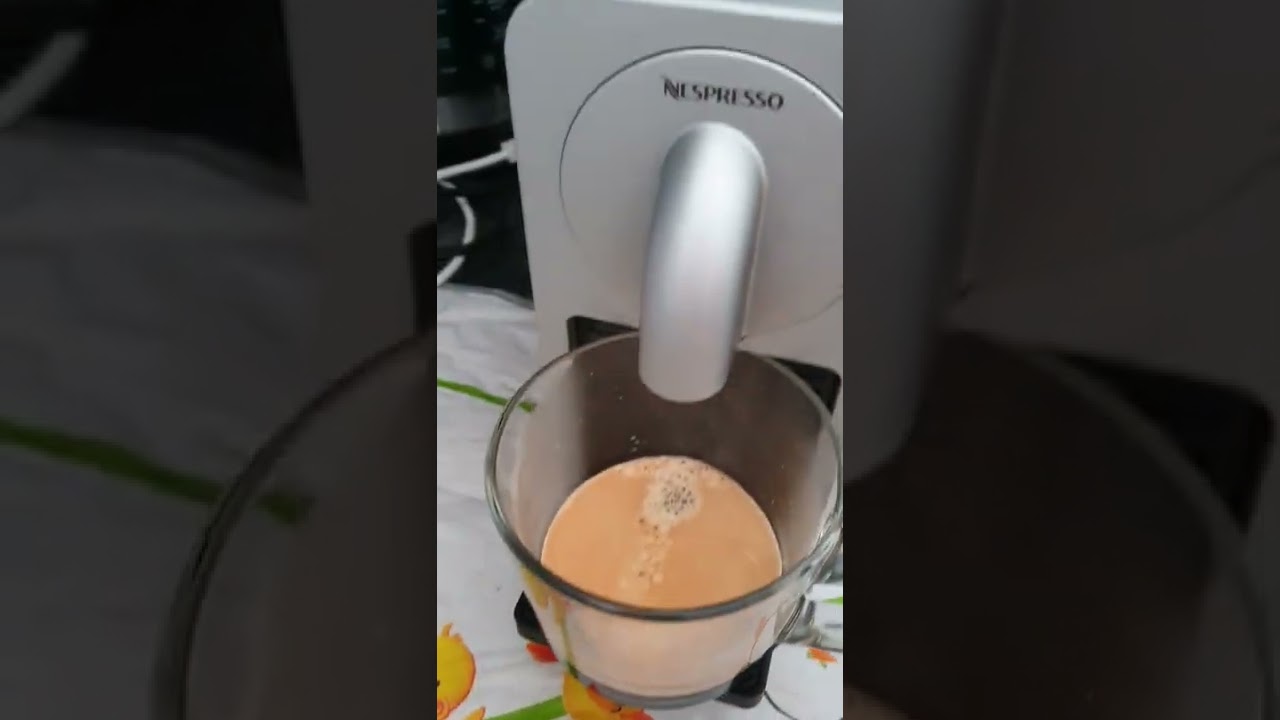nespresso prodigio and milk