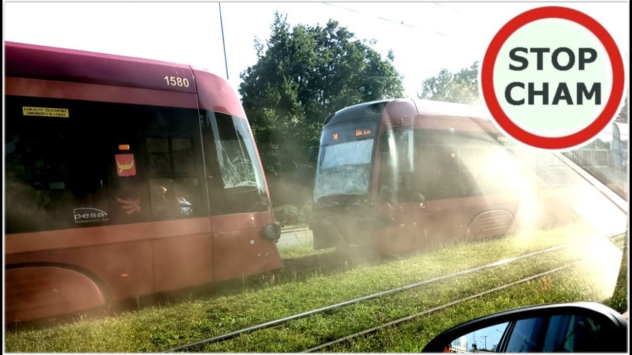 Wypadek tramwajowy Łódź #879 Wasze Filmy
