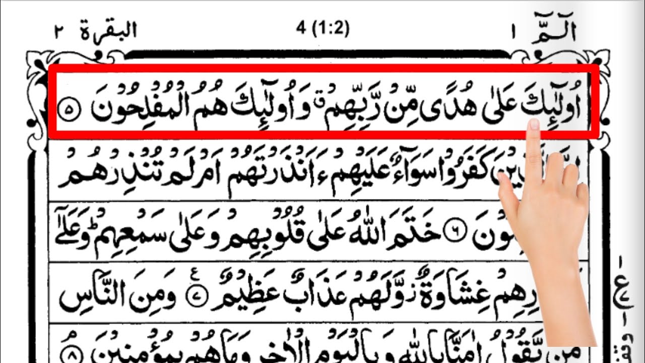 Quran Para 1 – Page 2 | Surah Al-Baqarah with Tajweed | Long Video