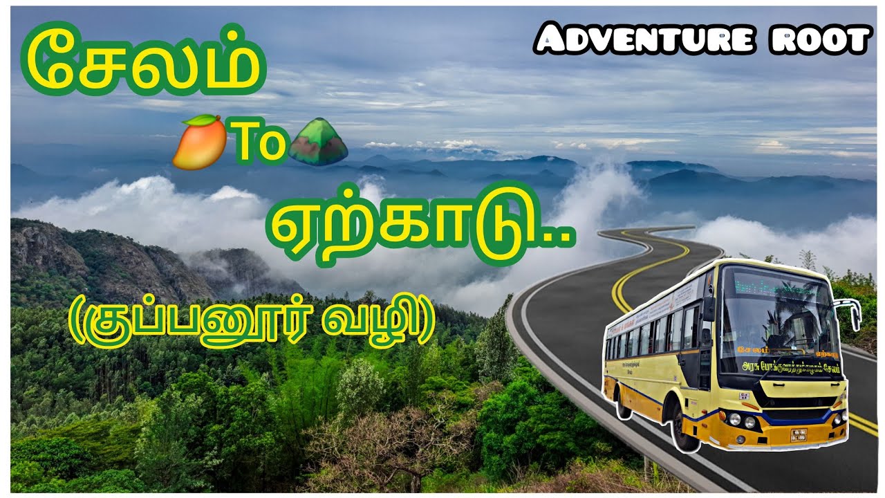 சேலம் To ஏற்காடு வழி குப்பனூர்,கொட்டச்சேடு பேரு‌ந்து பயணம் | Adventure root to Yercaud travel vlog
