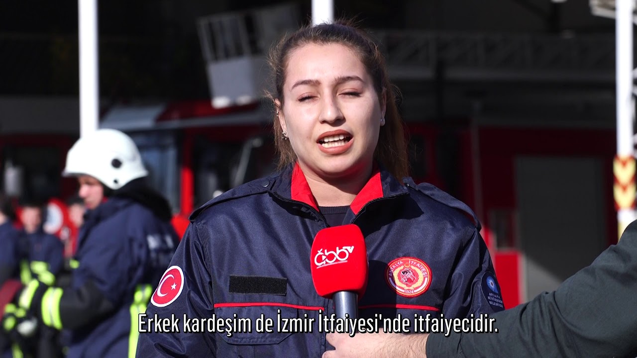 Kadın itfaiyeciler Antalya'nın gururu