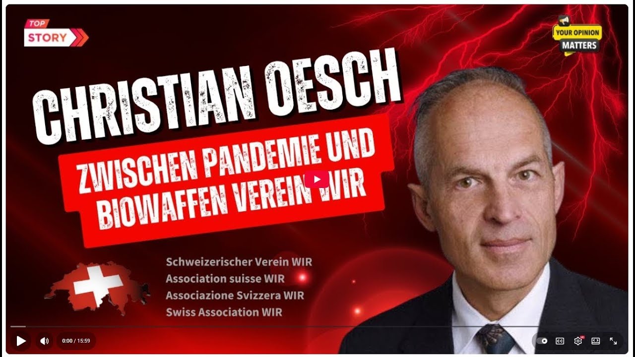 Christian Oesch &uuml;ber Plandemie und Biowaffen