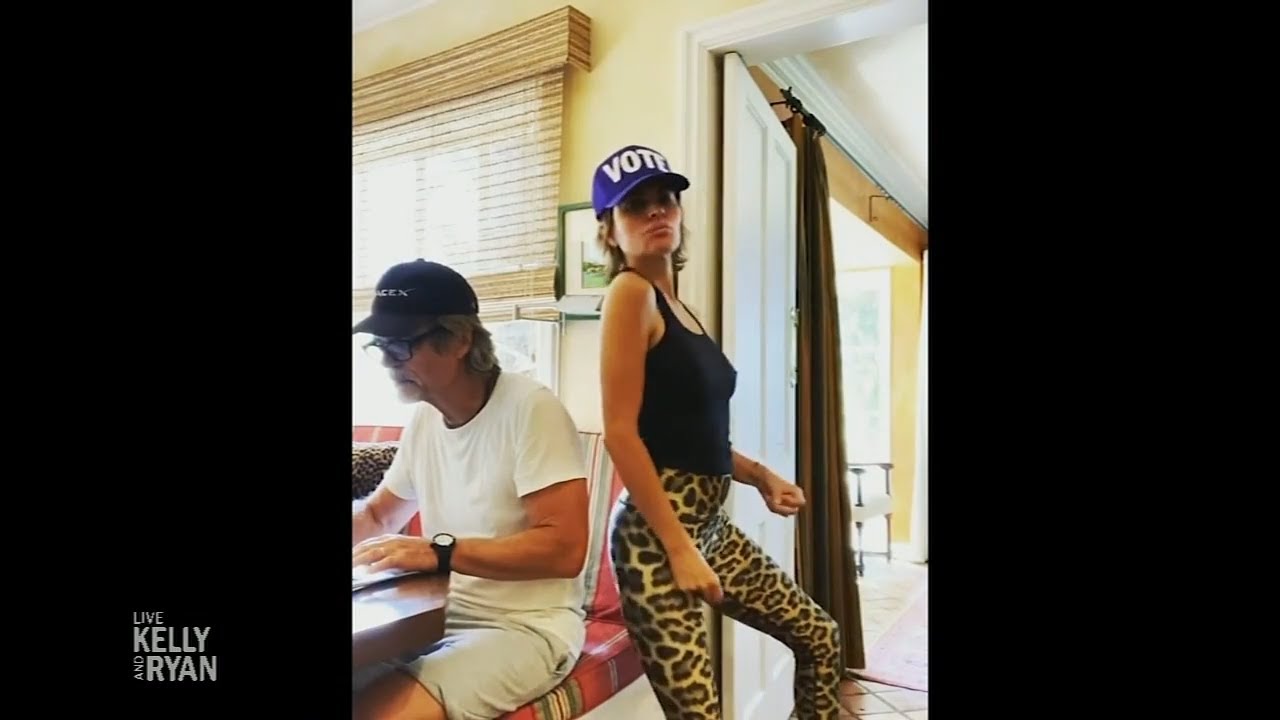 Lisa Rinna Tries Her Best to Distract Harry Hamlin With Her Dancing