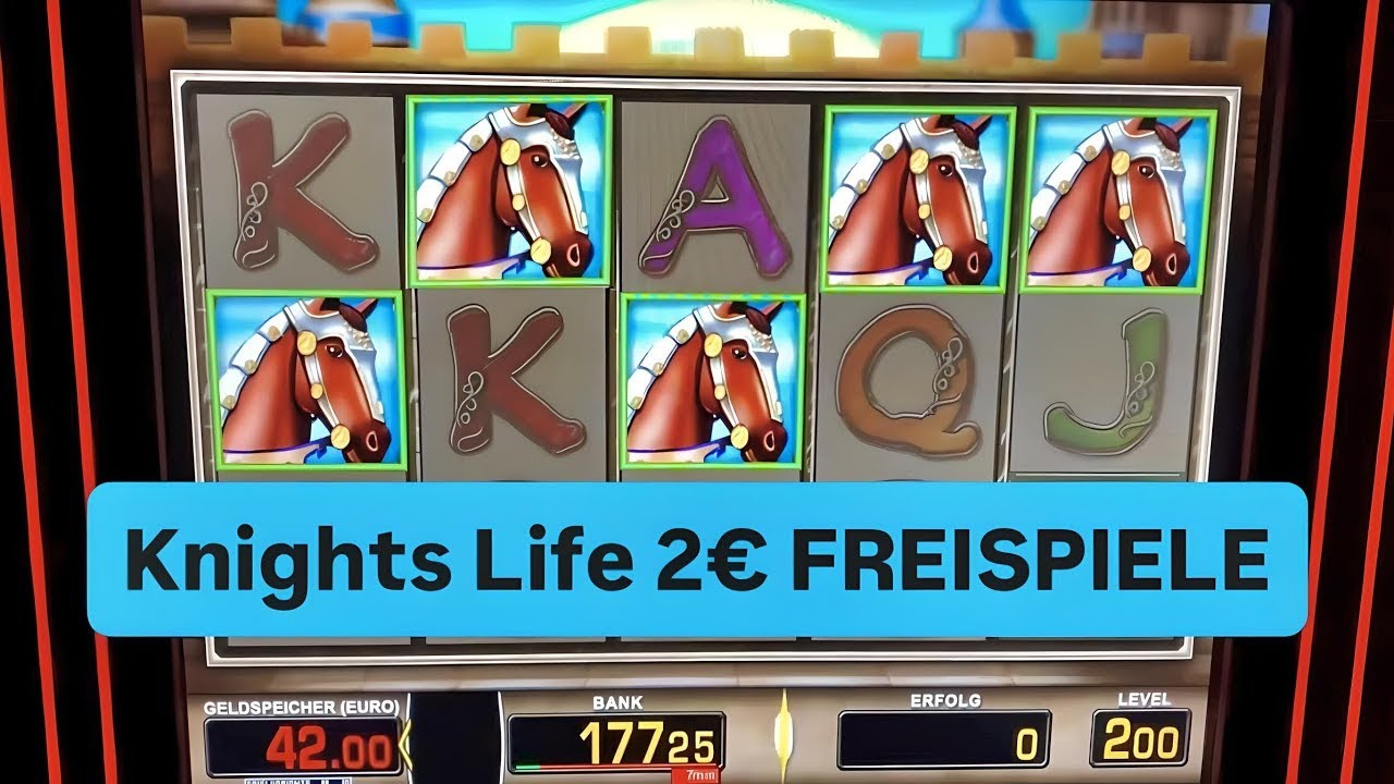 Knights Life ⚔️ FREISPIELE auf 2€ und EL TORERO THAI FLOWER MAGIE JACKPOT Spielothek Spielhalle