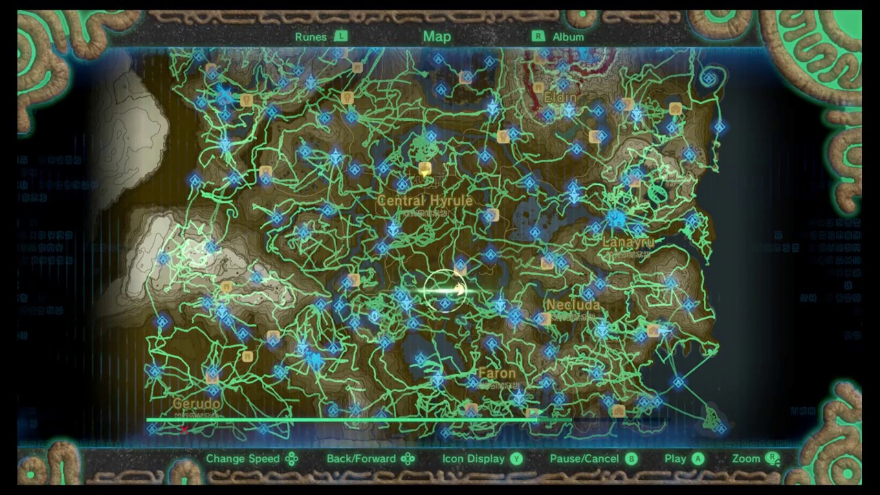 Zelda BOTW 100% Complete - Hero's Path from beginning