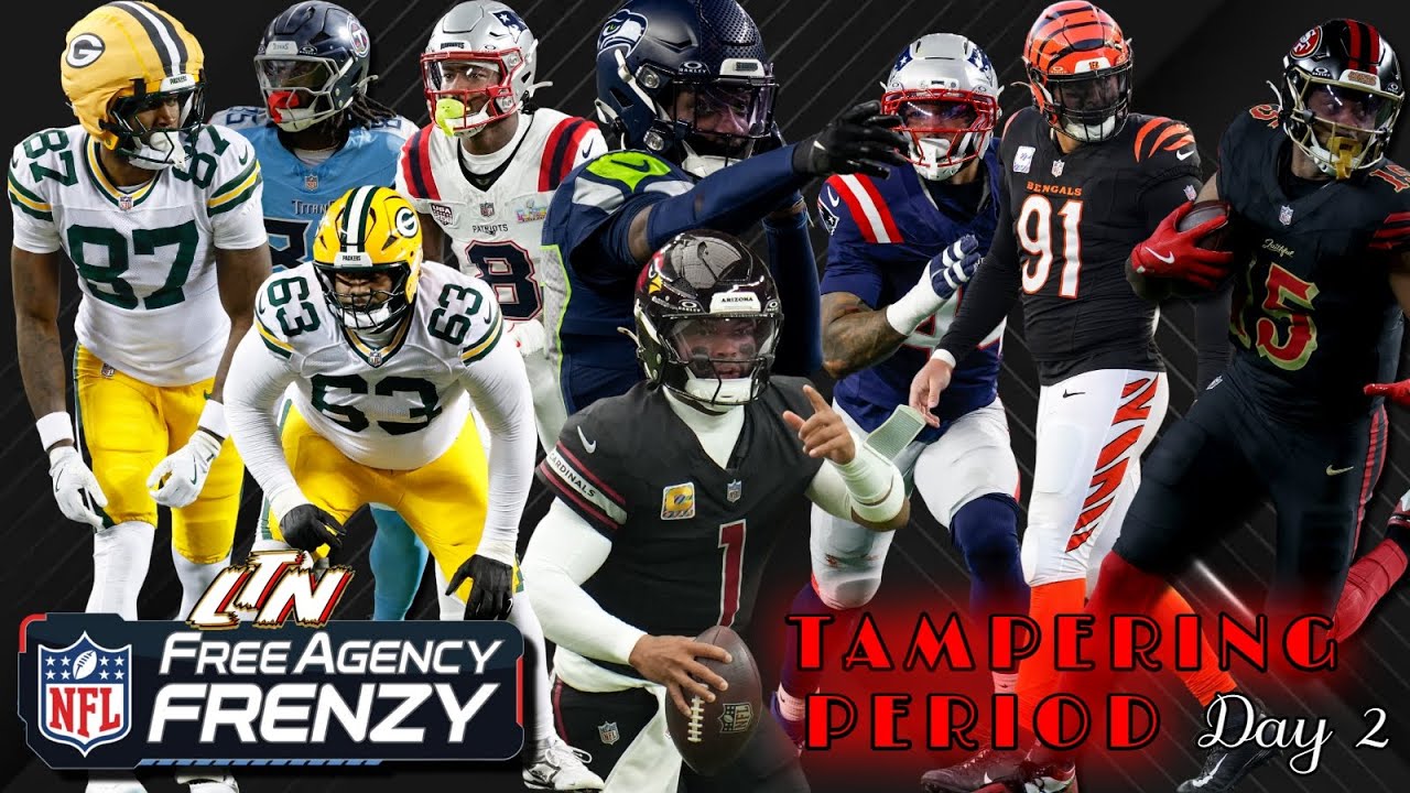 🚨NFL FREE AGENCY FRENZY Tampering Period Day 2 LIVE❗🚨