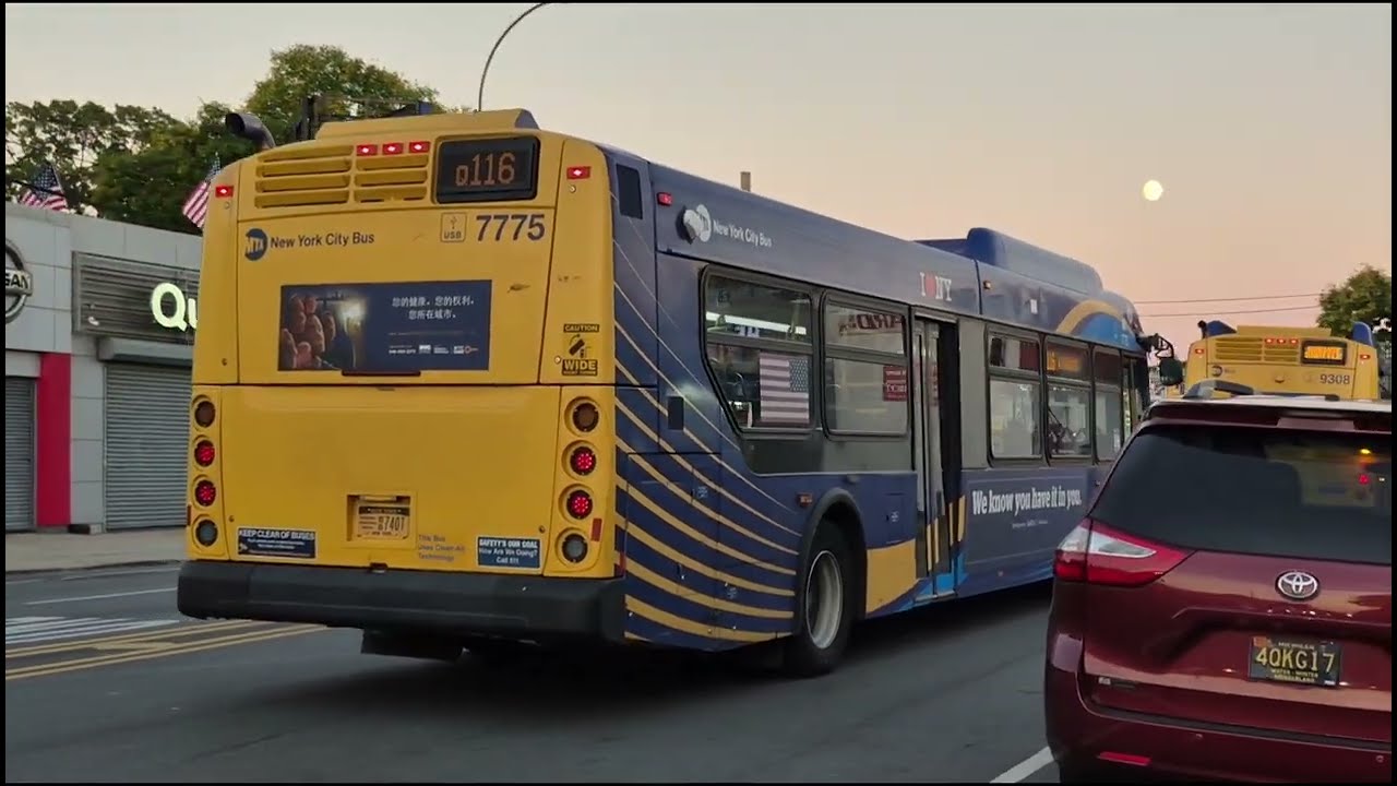 MTA: Q116 A train shuttle bus action 