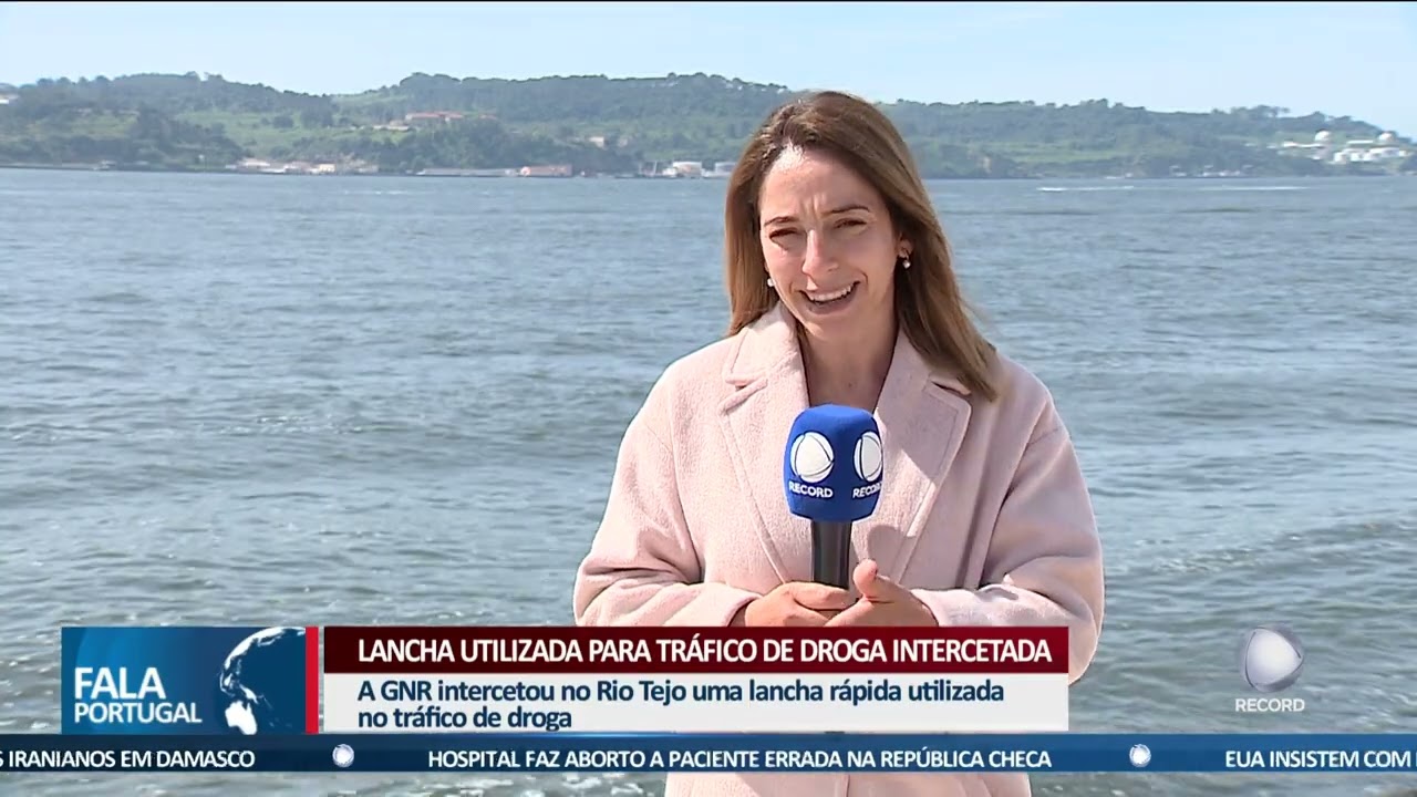 Lancha utilizada para tráfico de droga intercetada