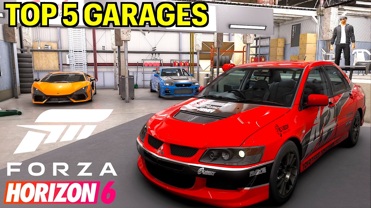 Топ-5 ЛУЧШИХ гаражей в Forza Horizon 6!! (Самые скачиваемые) + ИСПРАВЛЕНИЕ