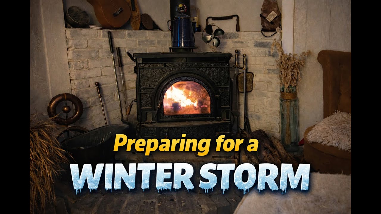 PREPARING for a Winter Storm in the Missouri Ozarks | FIRING Up the Wood Stove