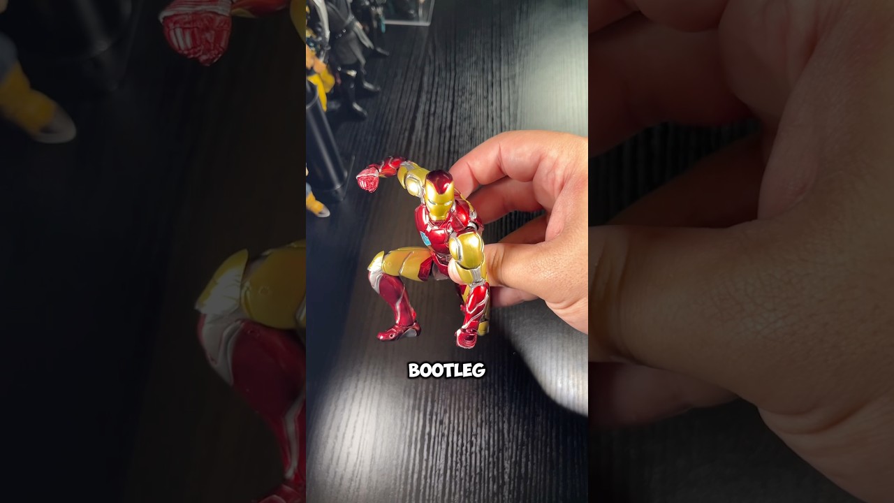 Лучшая и САМАЯ ДЕШЁВАЯ пиратская фигурка!? #marvel #actionfigure #bootleg #aliexpress #ironman #r...