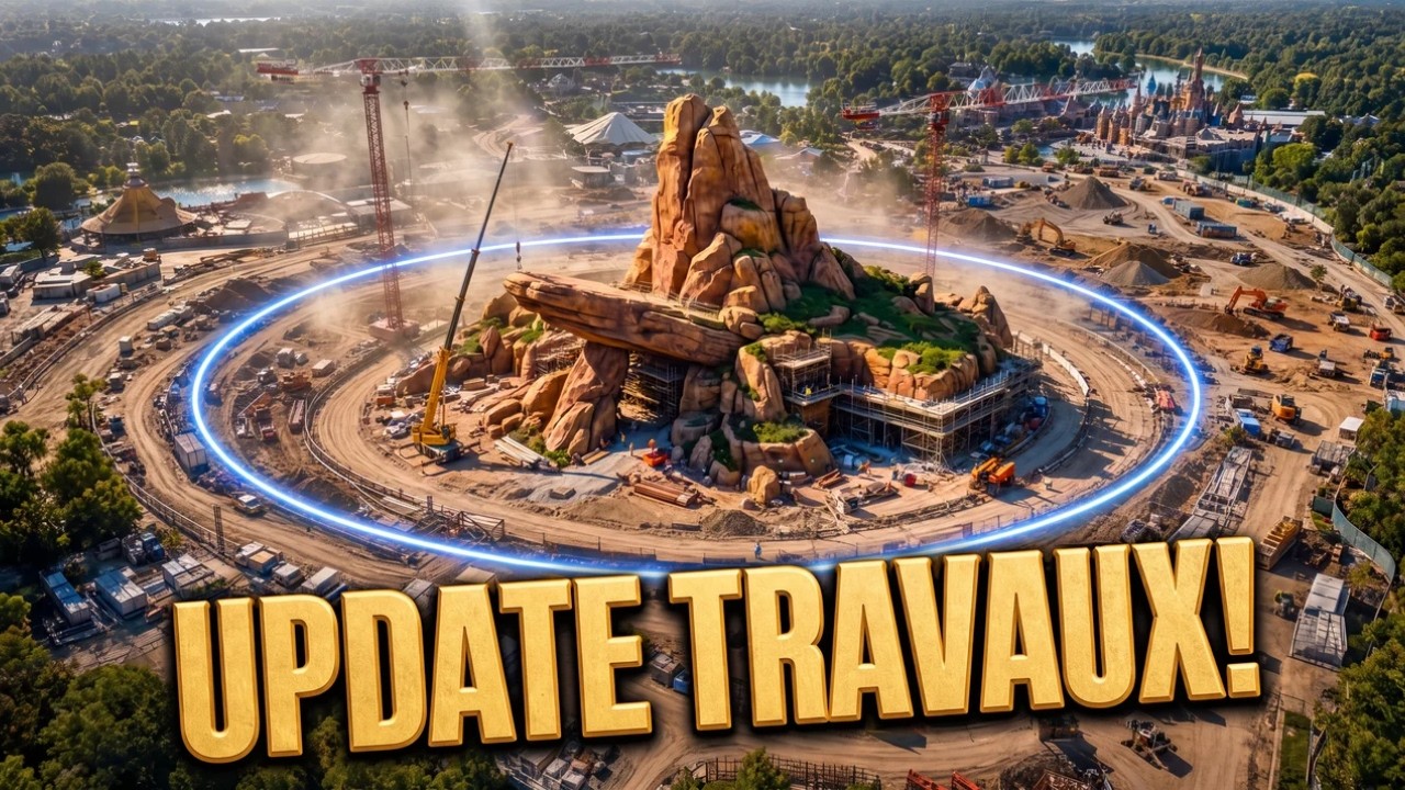 Les avanc&eacute;es des chantiers &agrave; Disneyland Paris en juillet