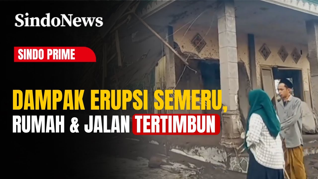 Dampak Erupsi Semeru: Bangunan dan Akses Jalan Tertimbun Material Vulkanik | Sindo Prime | 20/11
