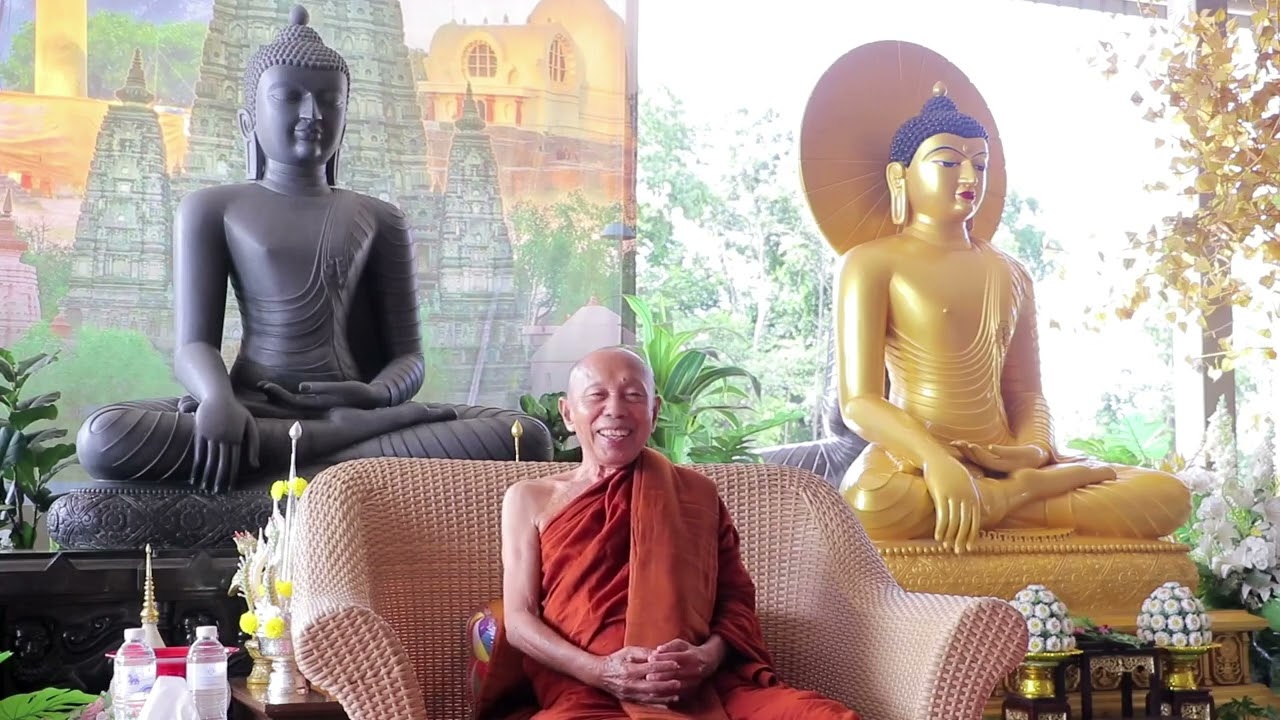 หลวงตาพูดถึงโครงการที่จะสร้างติสังเวชสถาน /  หลวงตาศิริ อินฺทสิริ วัดถ้ำผาแดงนิมิต