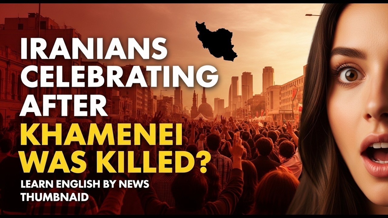 Iranians Celebrating After Khamenei Was Killed? | Learn English by News | #englishlearning