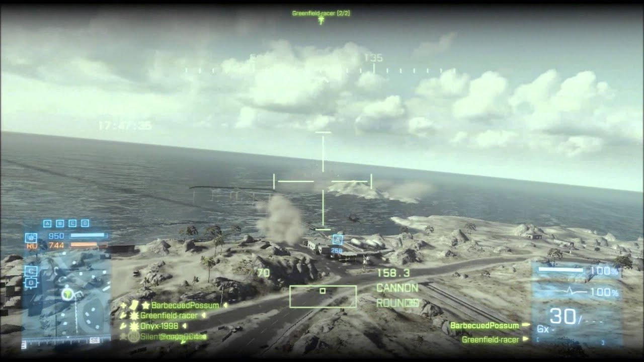 Battlefield 3 - 25+ Kill Streak in an Attack Heli! (1080p HD)