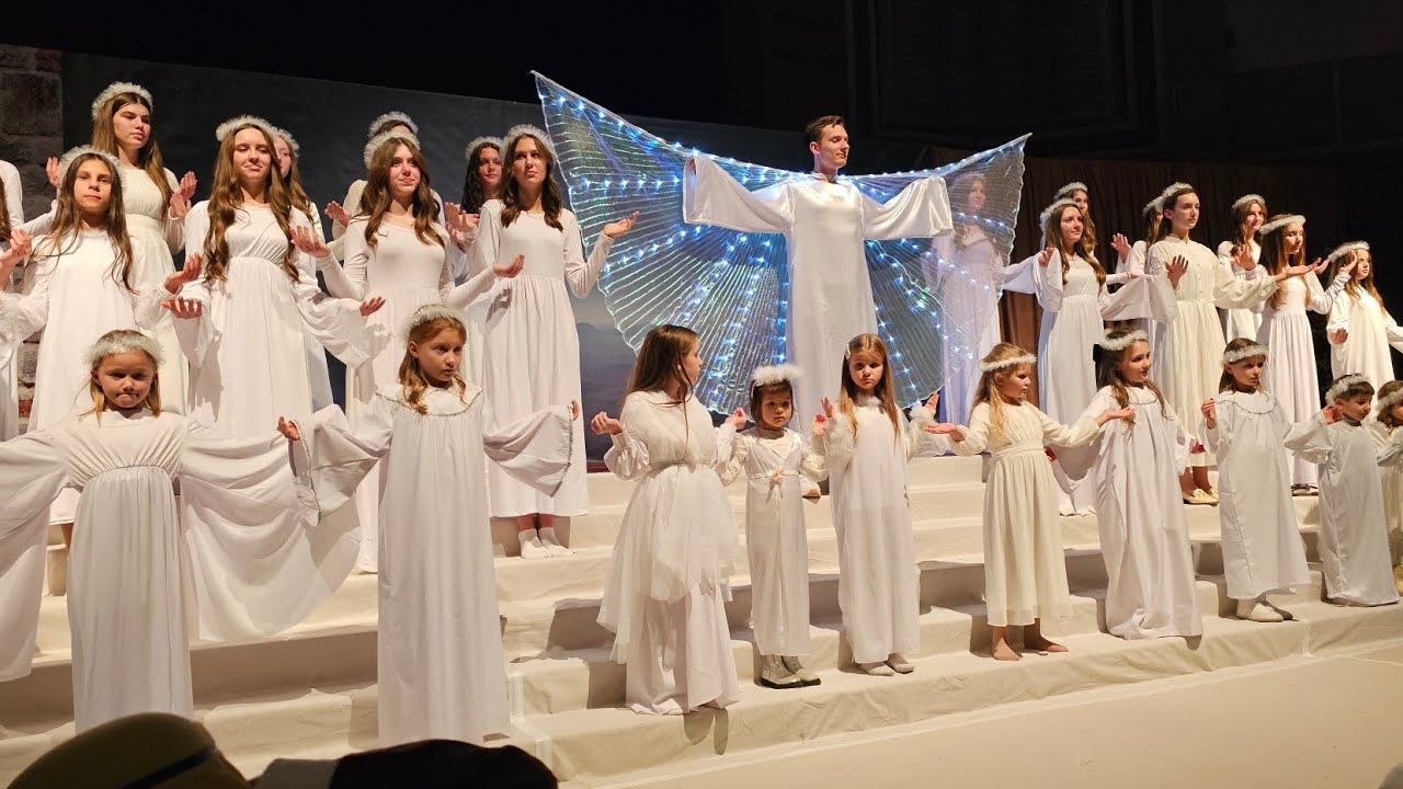Рождественская постановка в церкви Ютика, Нью Йорк