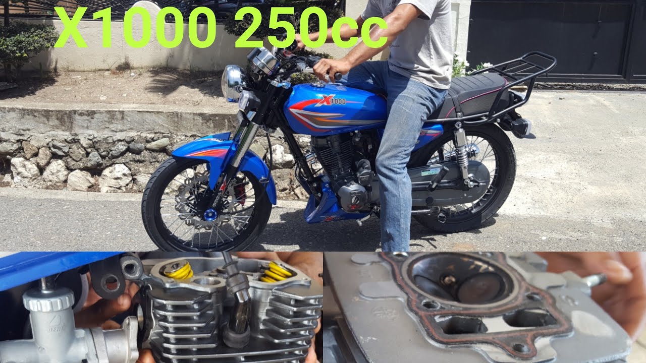 CG 250cc X1000 con SPRING CULATA RACING FULL ACELERACI&Oacute;N