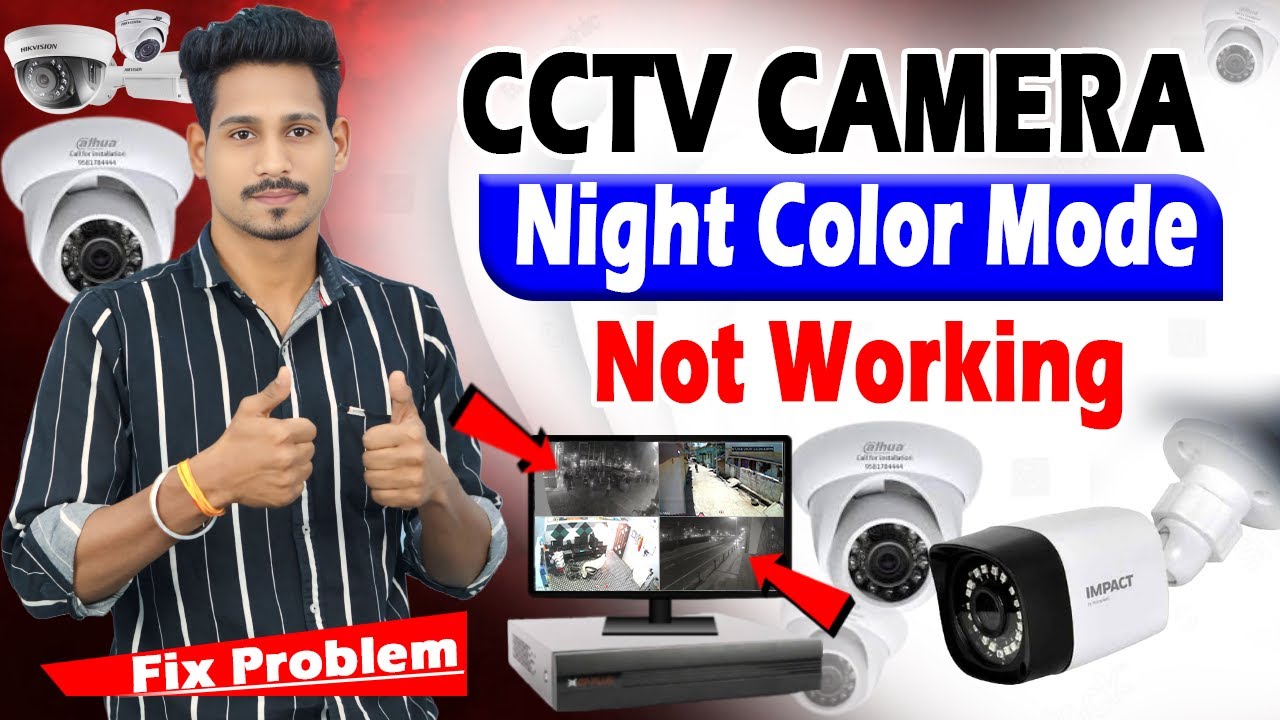 CCTV Camera Night Color Mode Not Working | CP Plus Color Night Vision Camera Settings