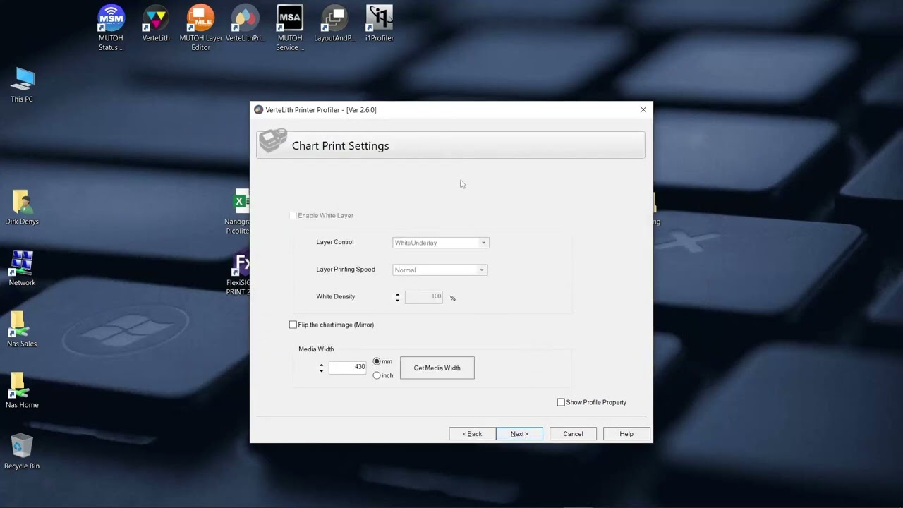 Come creare profili con il MUTOH Vertelith RIP Software
