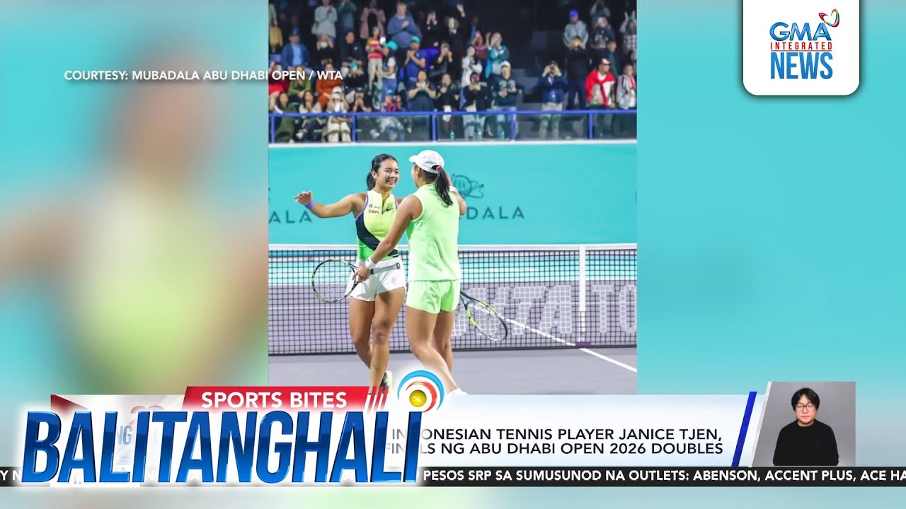 Duo nina Alex Eala at Indonesian Tennis Player Janice TJen, pasok din... | Balitanghali