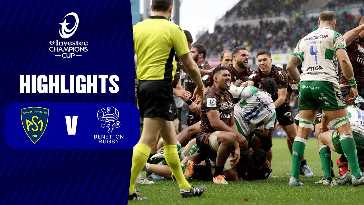 Instant Highlights - ASM Clermont Auvergne V Benetton Rugby Round 1 | Investec Champions Cup 2024/25