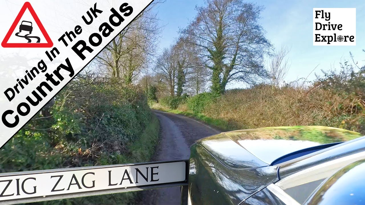 COUNTRY ROADS!!! -Tips For Americans Driving In The UK (More Narrow Lanes)