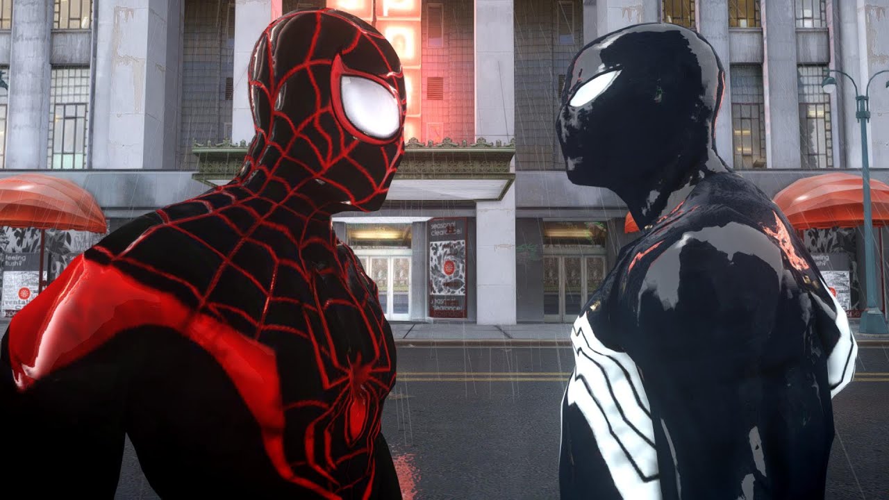 Spiderman (Miles Morales) vs Black Spiderman - EPIC BATTLE