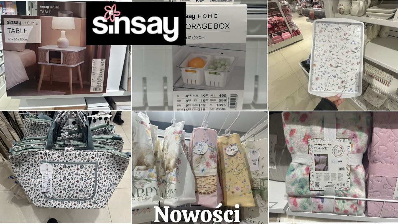 SINSAY 🌷 ZAJĄCZKI z KAPUSTĄ HIT 🐇💖 SZKLANKI z ZAJĄCZKIEM 🌷 cudne poszewki kocyk tace meble 💖 NOWOŚCI