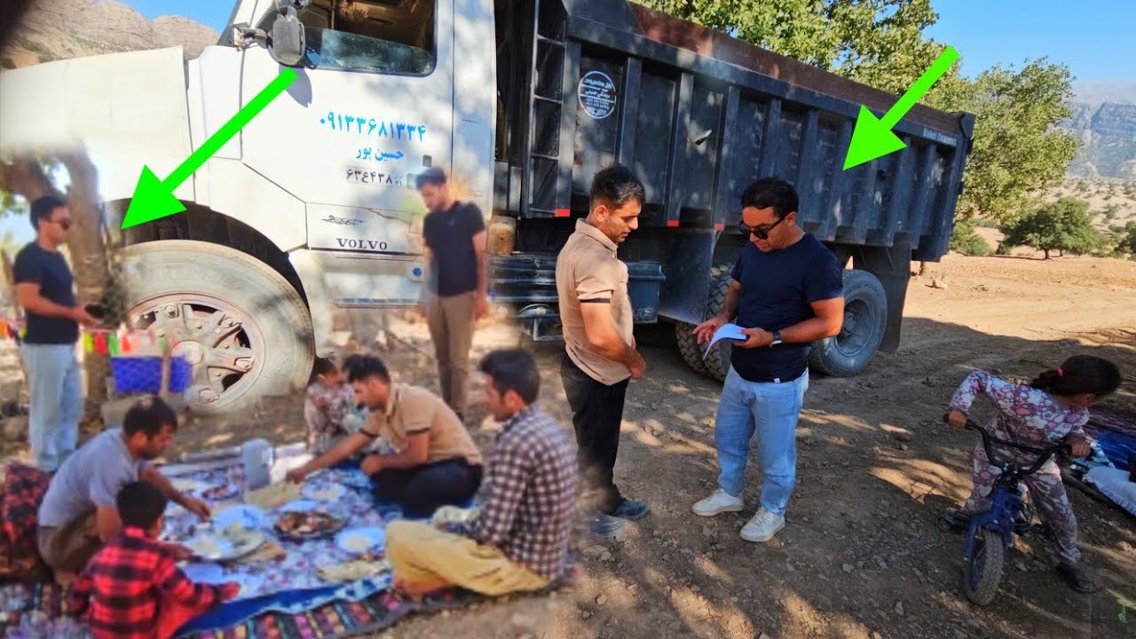 The driver's help to the doora family in the nomads❤️🫶